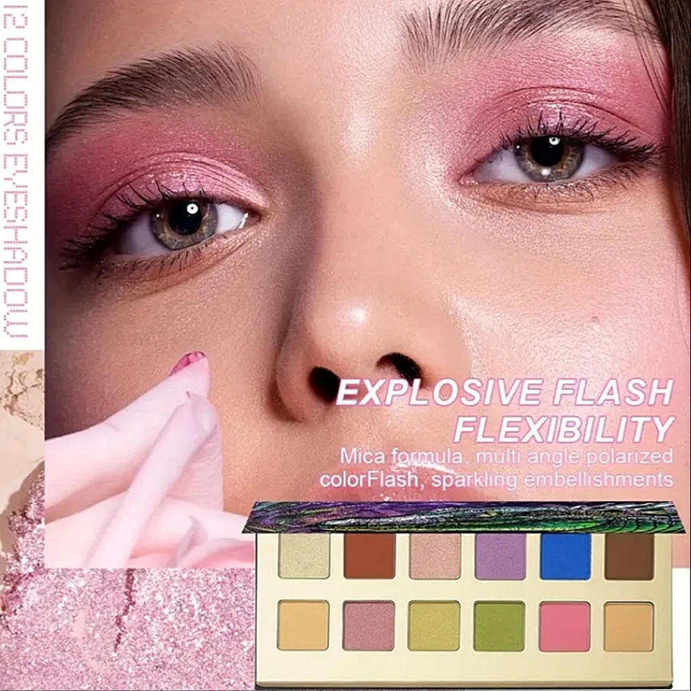 🆕️LIMITED EDITION🐊AMERICAN ALLIGATOR 12 COLOR HIGH PIGMENT EYESHADOW PALETTE